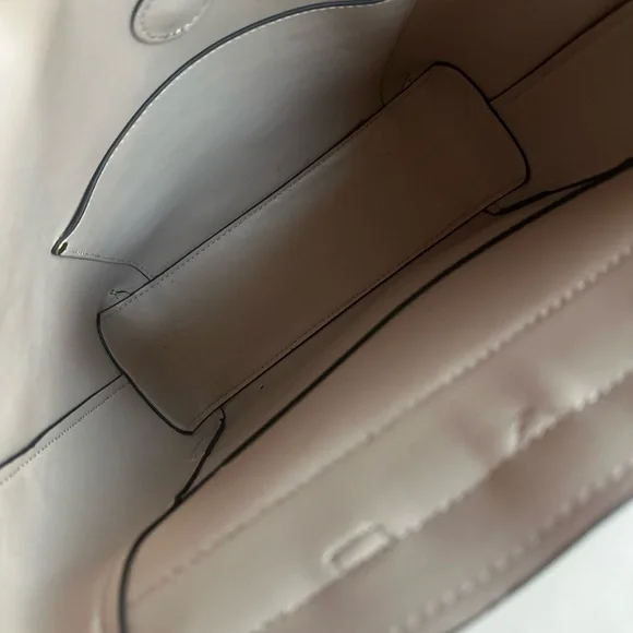 Michael Kors Hayes Medium Penbled Leather Backpack in olive green - Picture 7 of 9